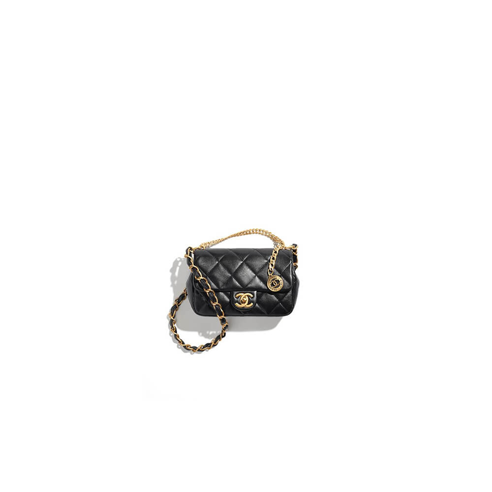Ch*el small flap bag