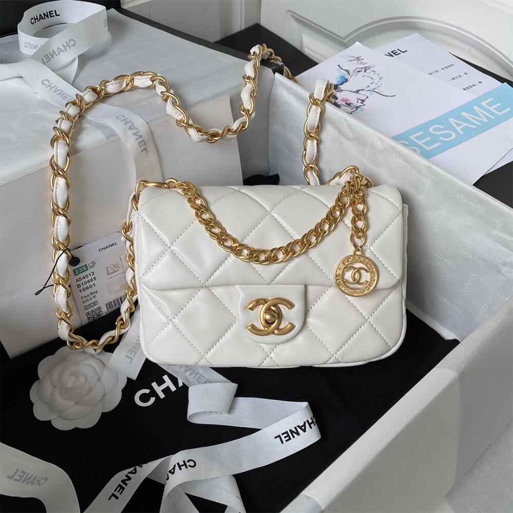 Ch*el small flap bag