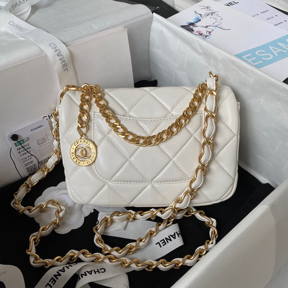 Ch*el small flap bag