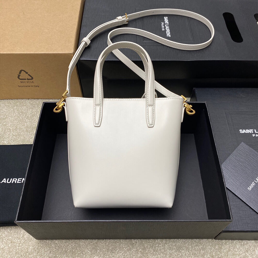 MINI TOY SHOPPING SAINT LAURENT IN BOX LEATHER