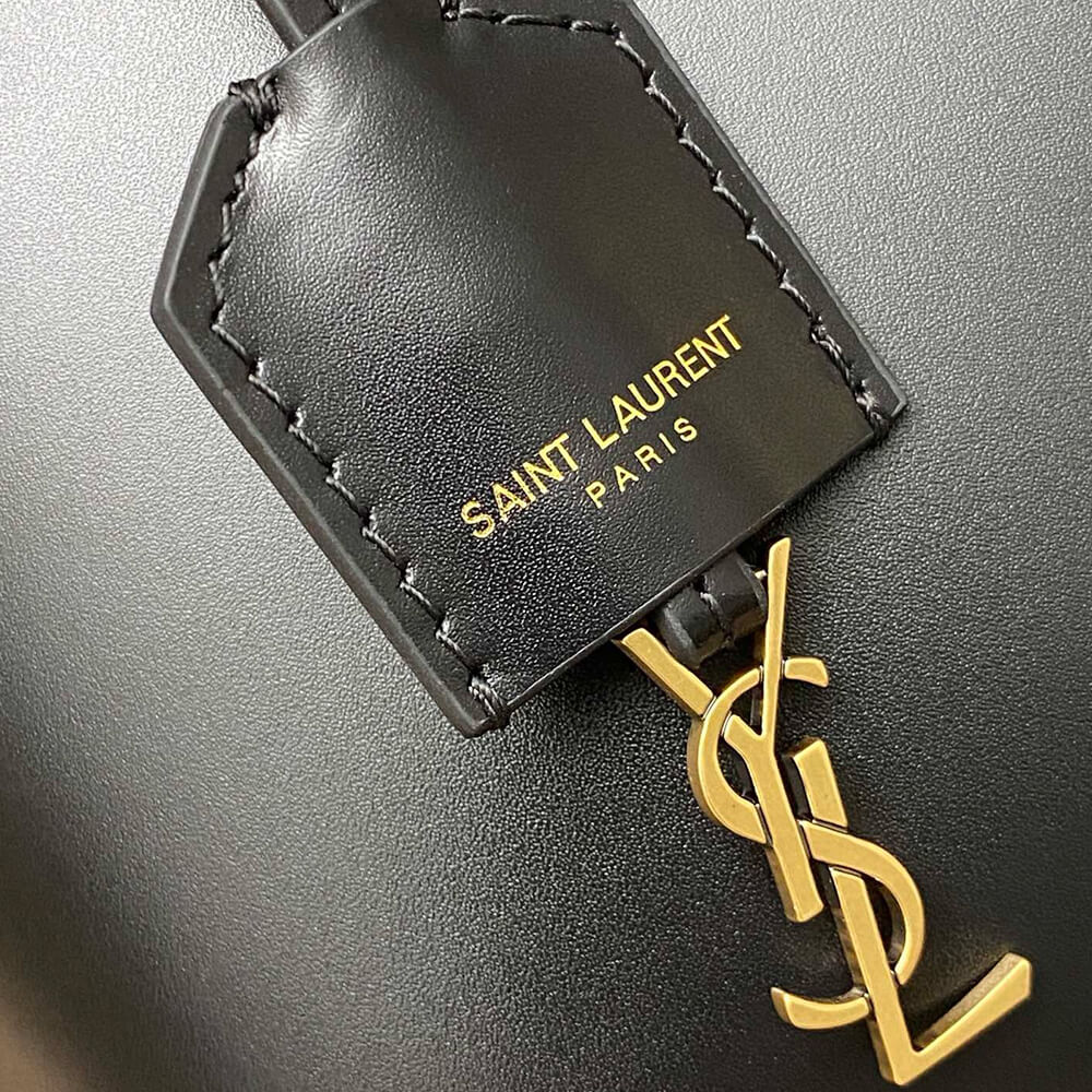 MINI TOY SHOPPING SAINT LAURENT IN BOX LEATHER