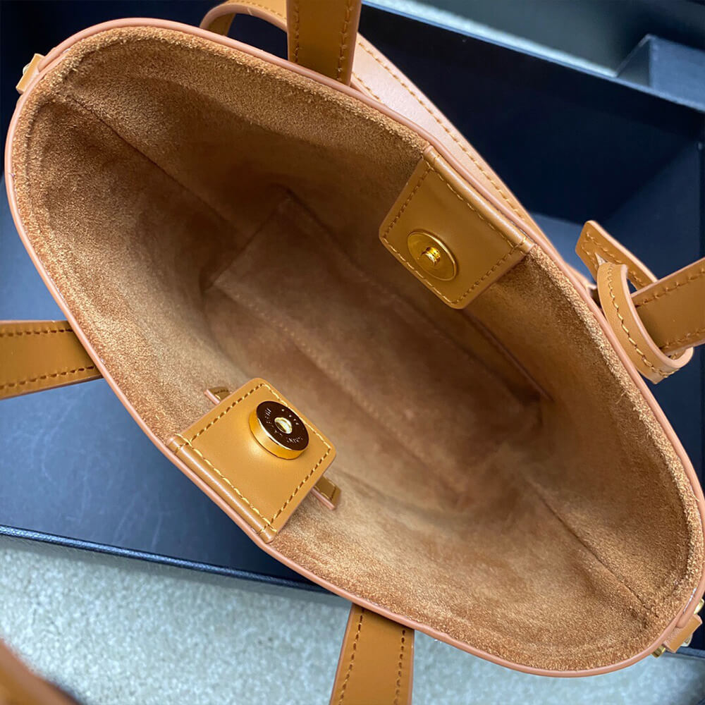 MINI TOY SHOPPING SAINT LAURENT IN BOX LEATHER