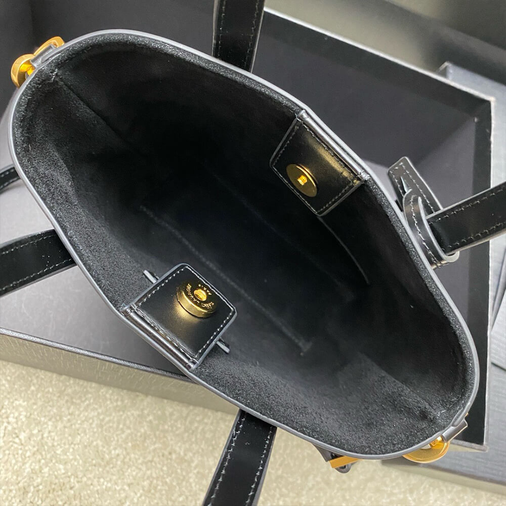 MINI TOY SHOPPING SAINT LAURENT IN BOX LEATHER