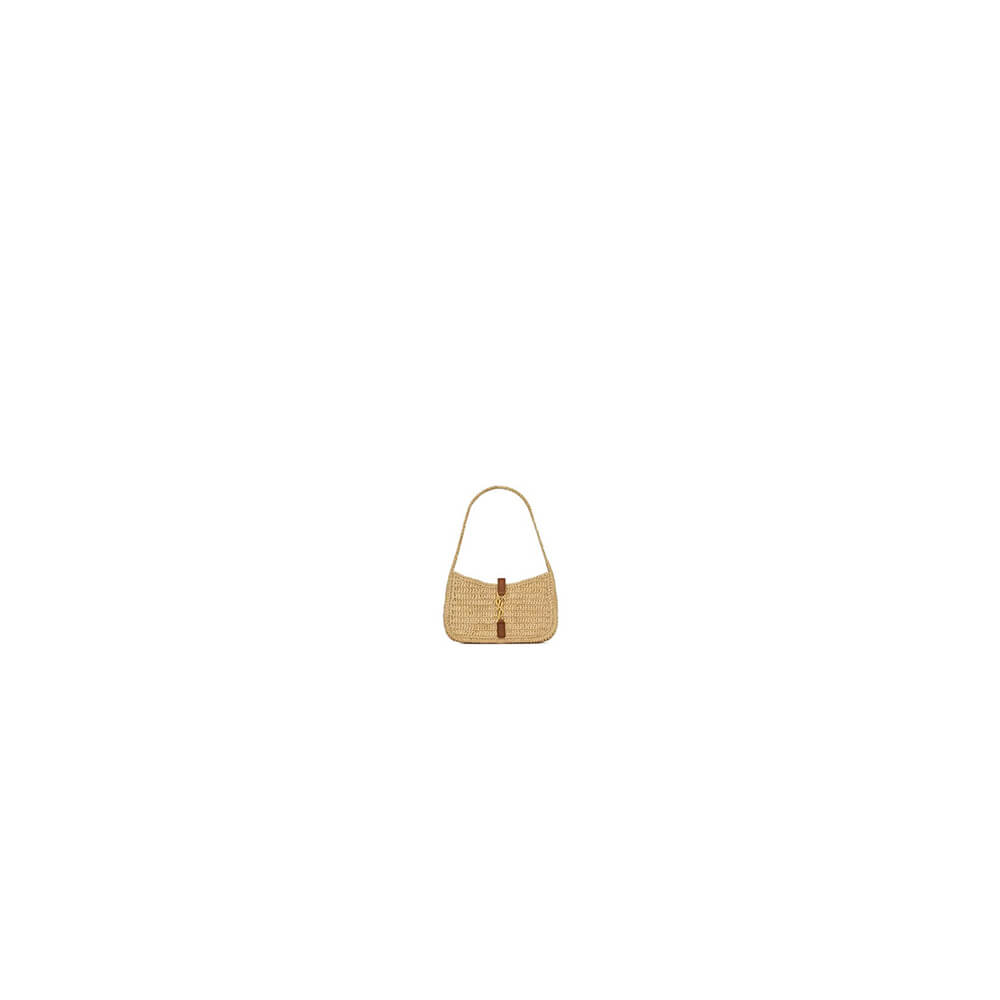YSL LE 5 A 7 MINI IN RAFFIA(HIGH-END GRADE)