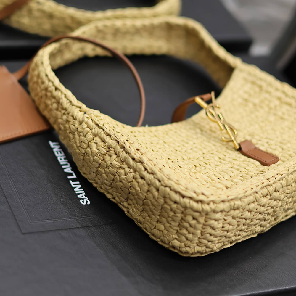 YSL LE 5 A 7 MINI IN RAFFIA(HIGH-END GRADE)
