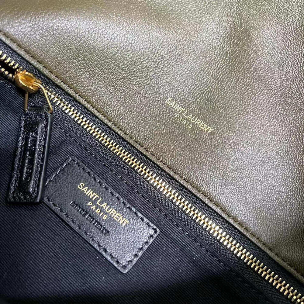 PUFFER SMALL IN QUILTED CRINKLED LEATHER(High-end Grade)