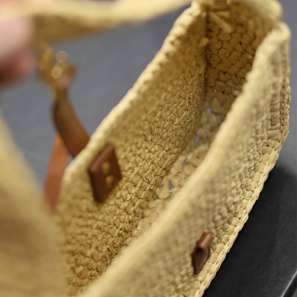 YSL LE 5 A 7 MINI IN RAFFIA(HIGH-END GRADE)