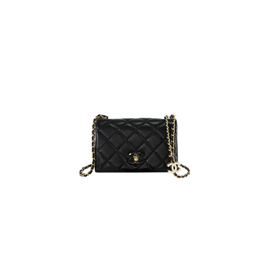 Ch*el mini flap bag(high-end grade)