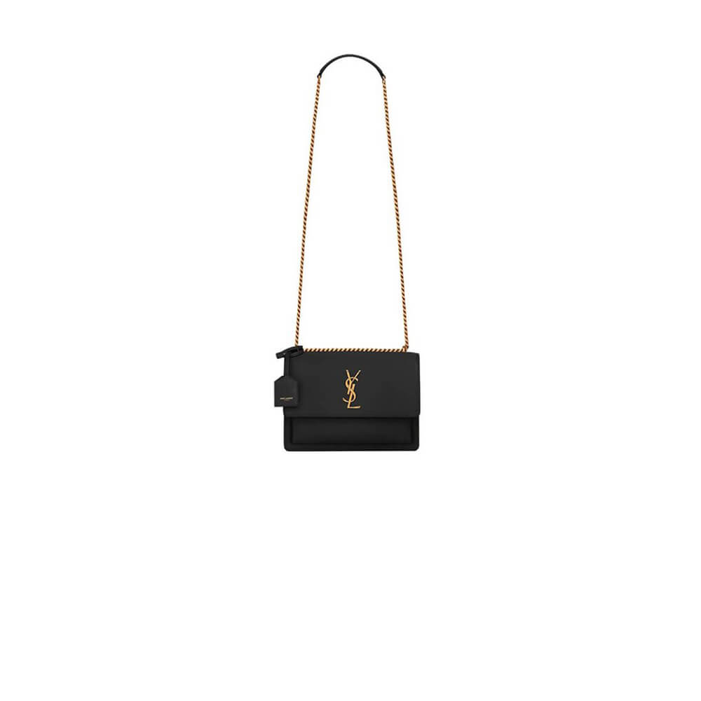 YSL sunset medium leather shoulder bag