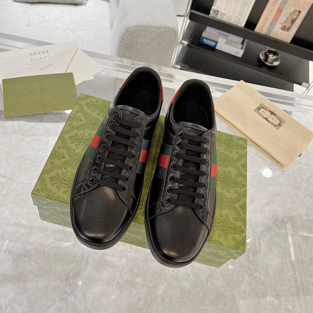 G*u*i ace black sneaker