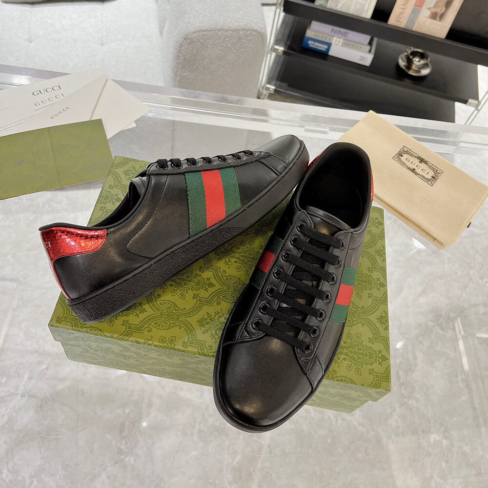 G*u*i ace black sneaker