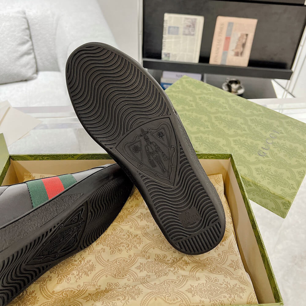 G*u*i ace black sneaker