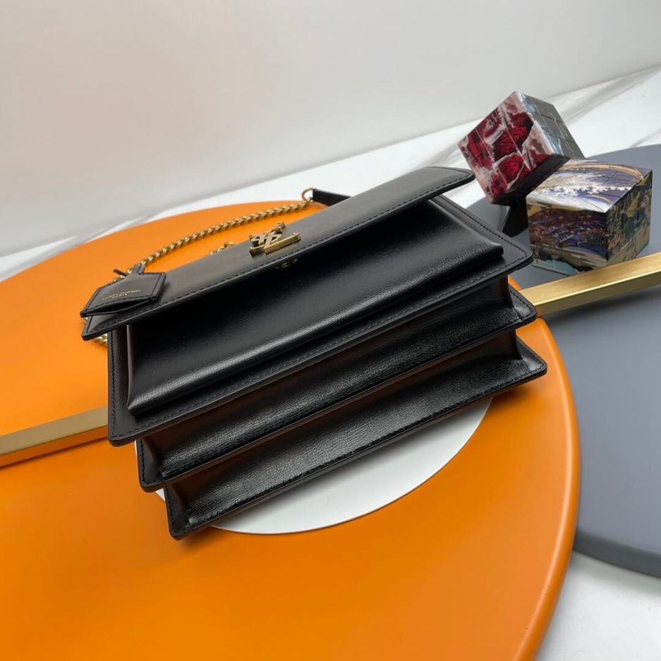 YSL sunset medium leather shoulder bag