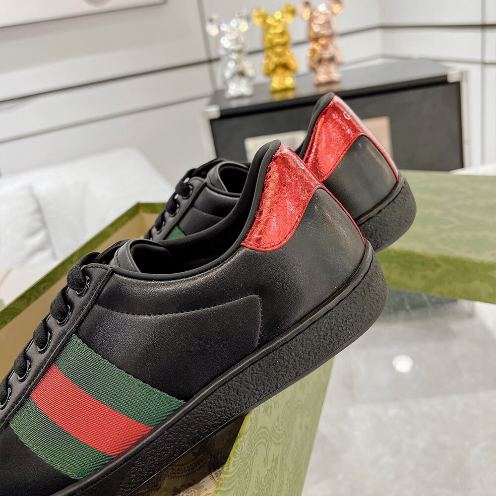 G*u*i ace black sneaker