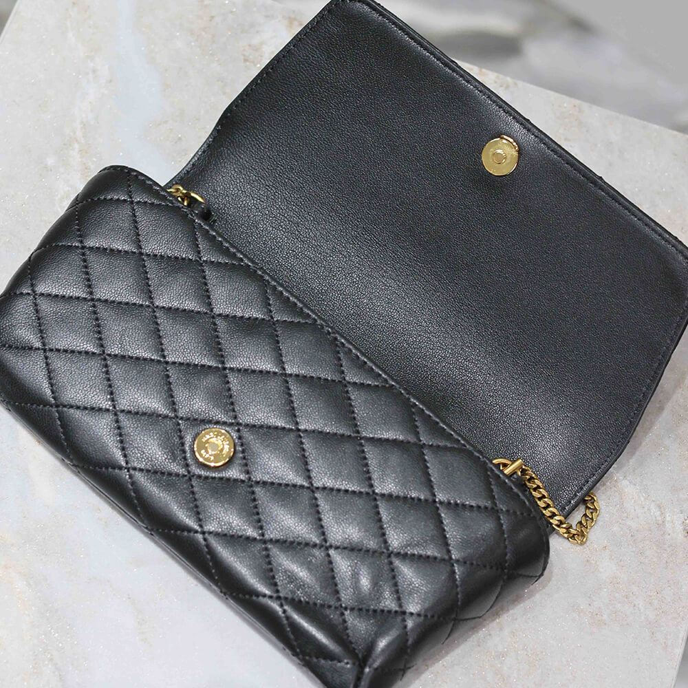 YSL GABY chain phone holder in lambskin