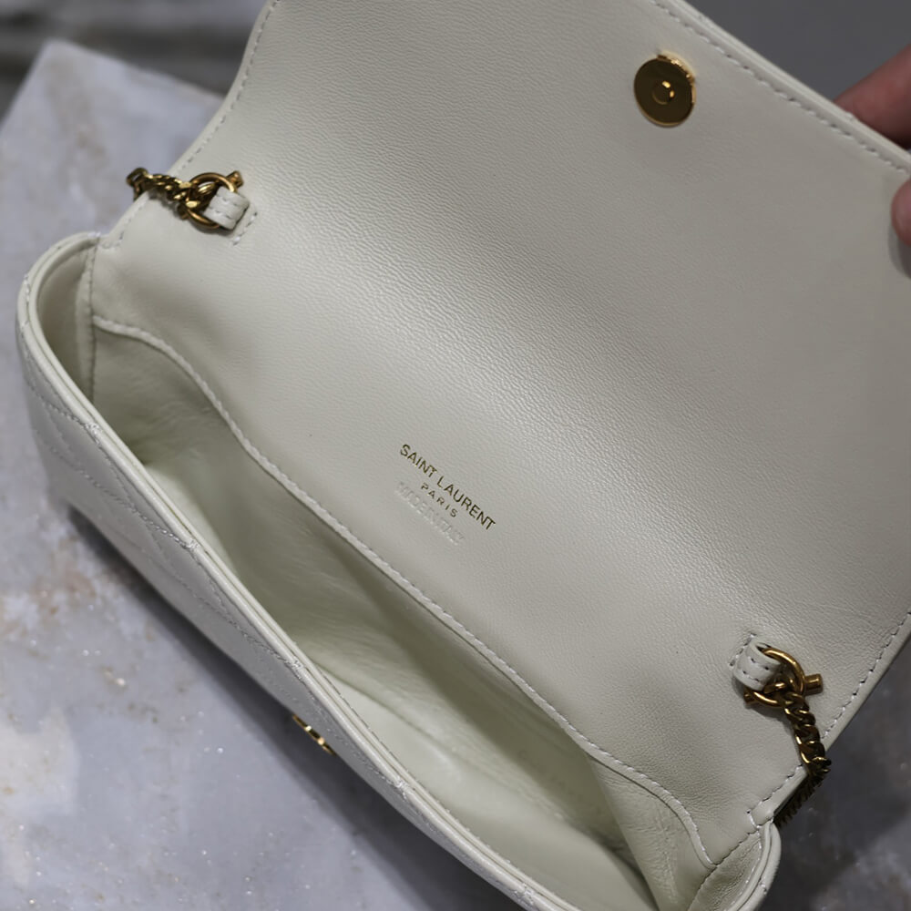 YSL GABY chain phone holder in lambskin