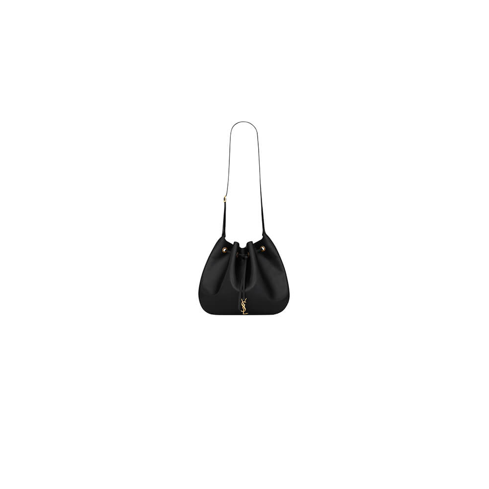 YSL PARIS VII large flat hobo bag in smooth leather(high-end grade)