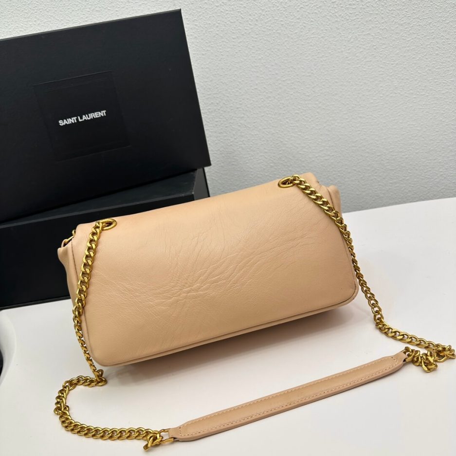 YSL CALYPSO small in plunged lambskin