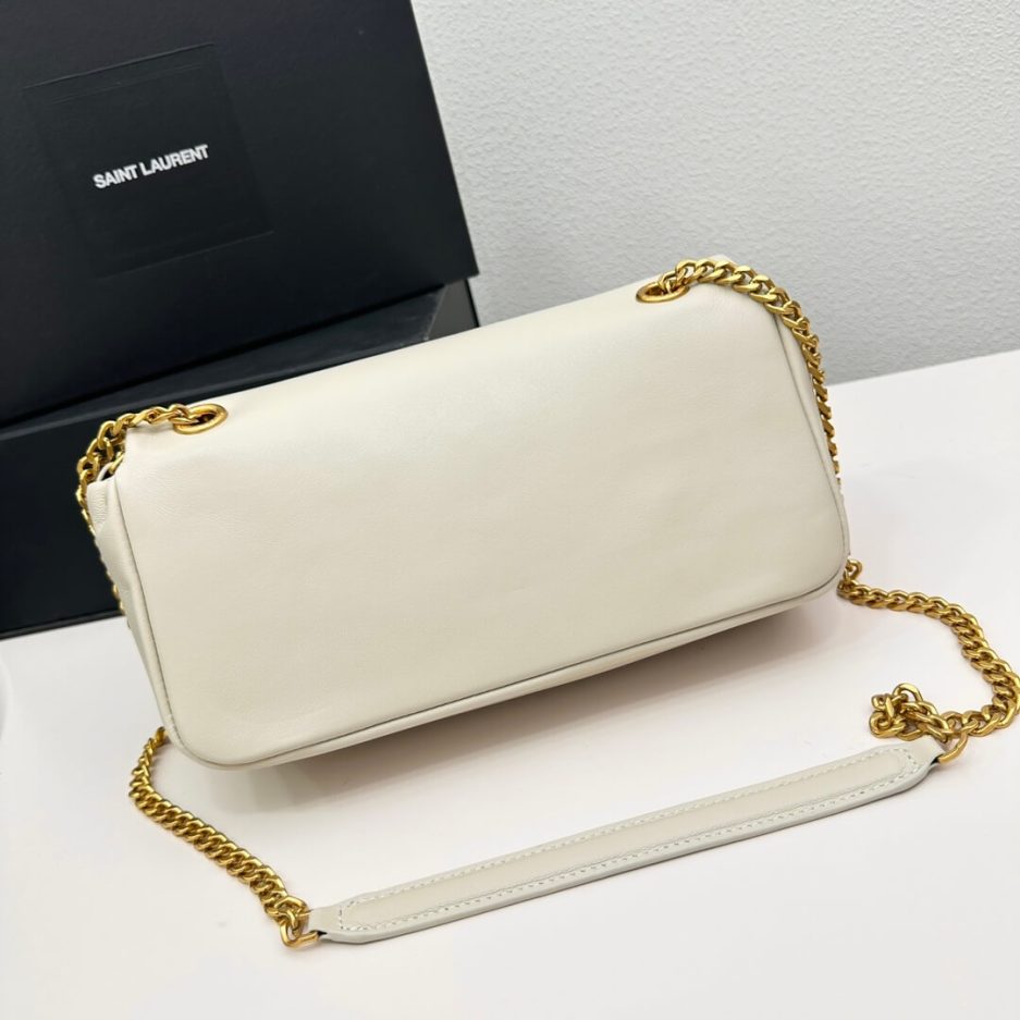 YSL CALYPSO small in plunged lambskin