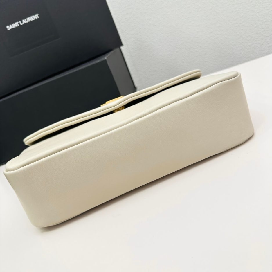 YSL CALYPSO small in plunged lambskin