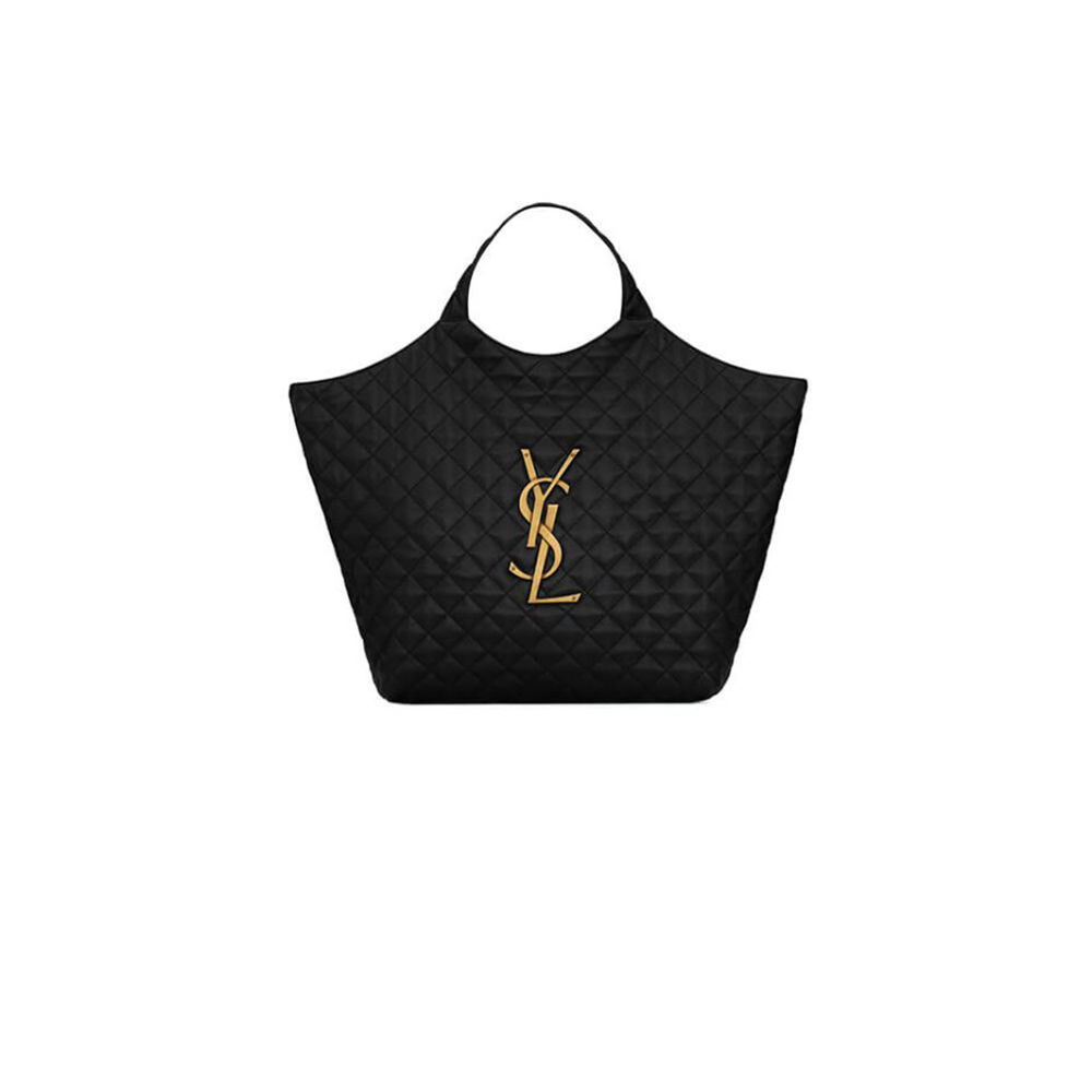 YSL ICARE MAXI SHOPPING BAG IN QUILTED LAMBSKIN