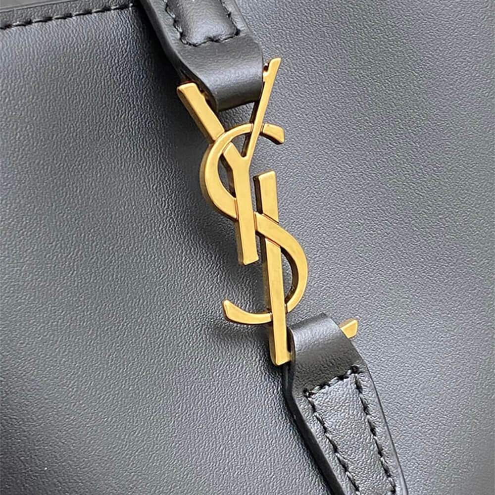 YSL LE 37 mini in shiny leather