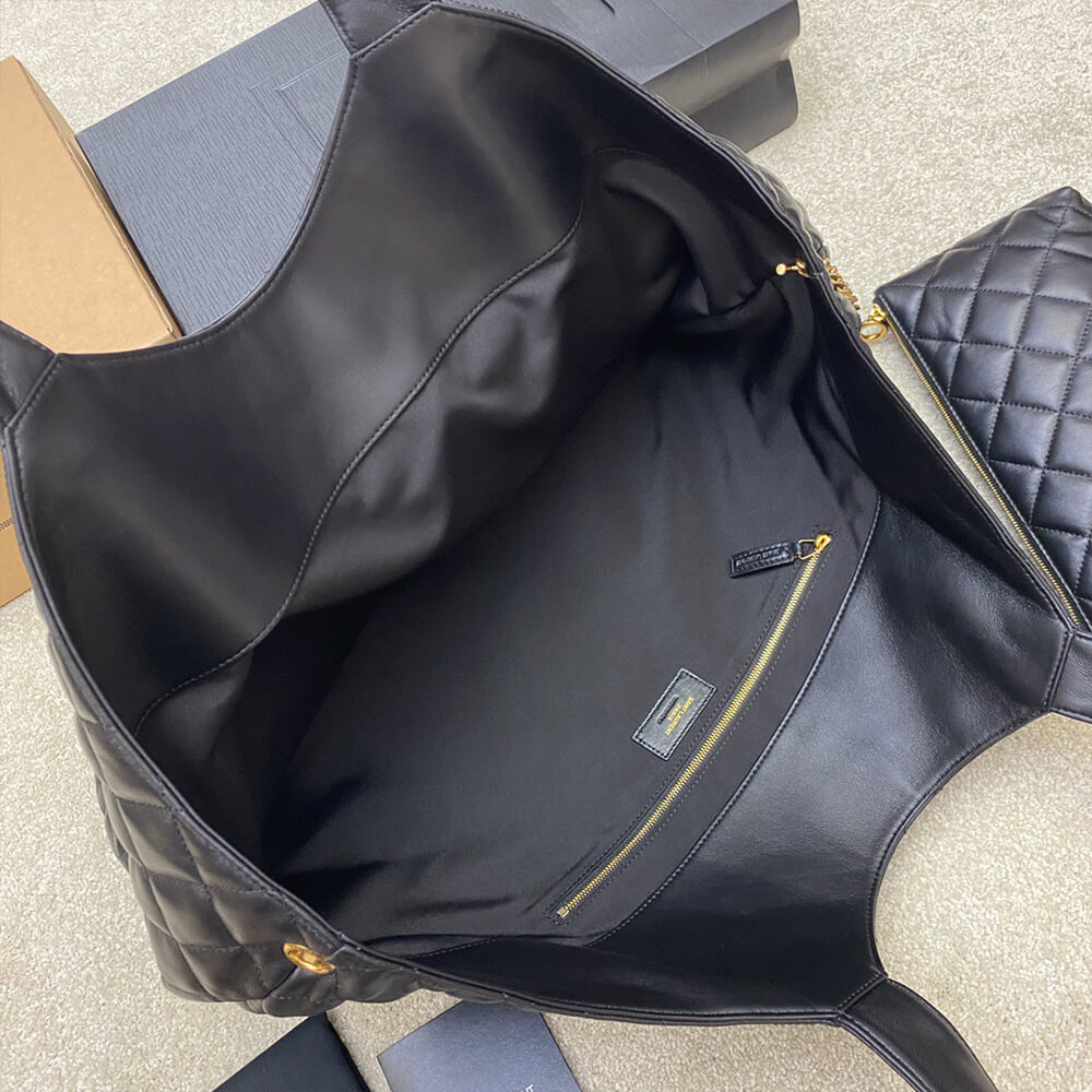 YSL ICARE MAXI SHOPPING BAG IN QUILTED LAMBSKIN(HIGH-END GRADE)