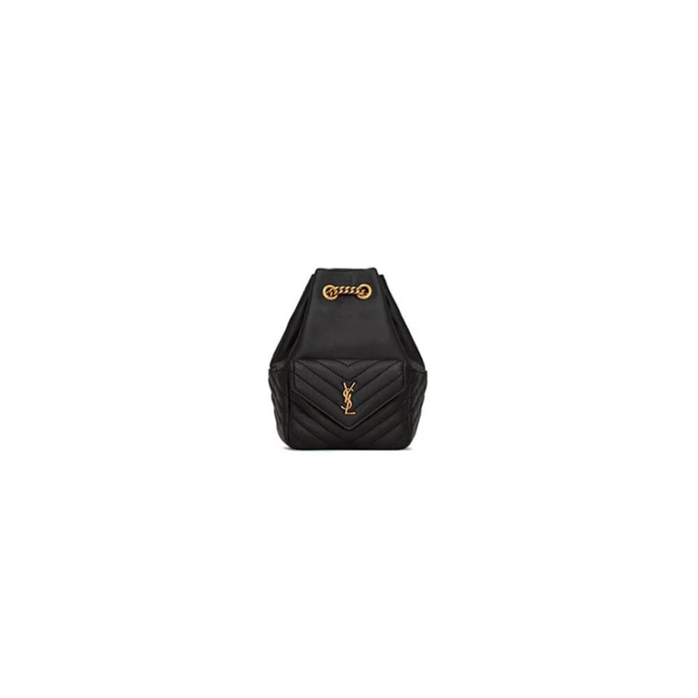 YSL Joe quilted lambskin mini bucket