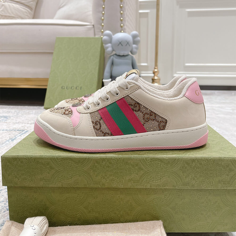 G*u*i women’s screener sneaker with crystals