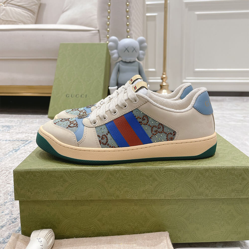 G*u*i women’s screener sneaker with crystals