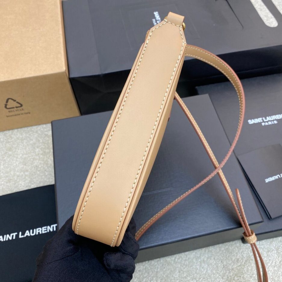 YSL Le 5 à 7 mini vertical bag in shiny leather