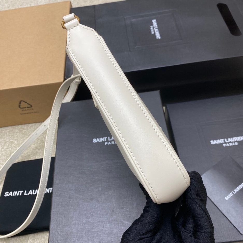 YSL Le 5 à 7 mini vertical bag in shiny leather