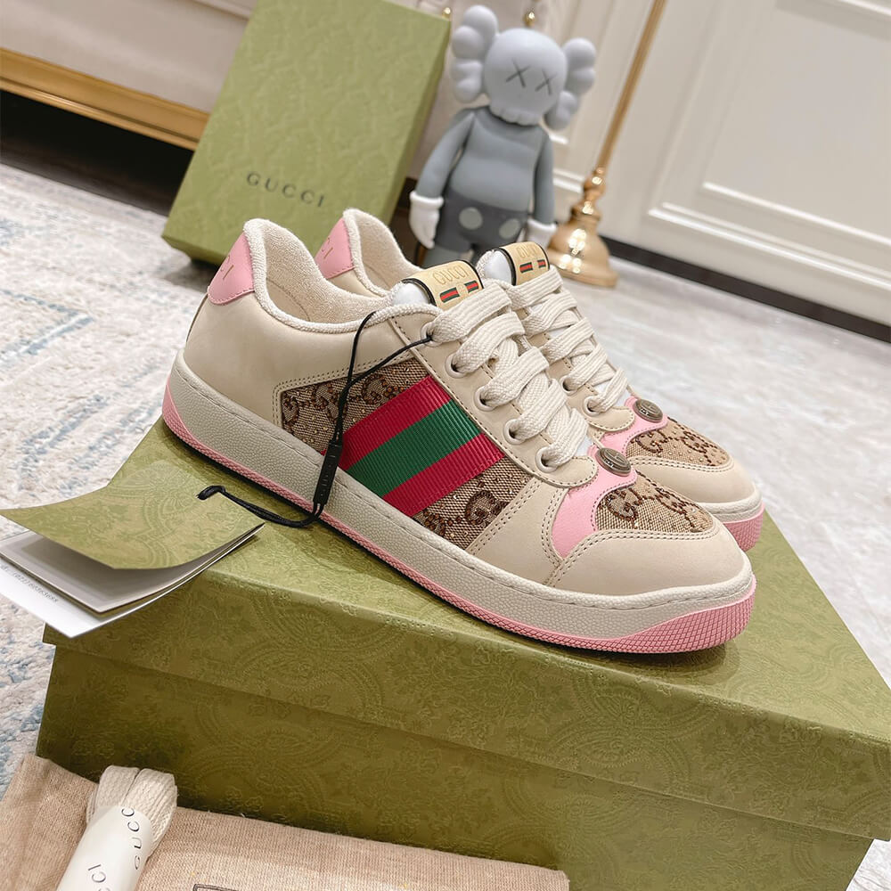 G*u*i women’s screener sneaker with crystals