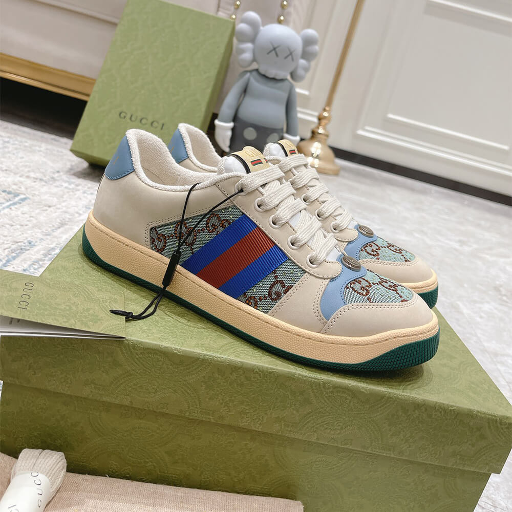 G*u*i women’s screener sneaker with crystals
