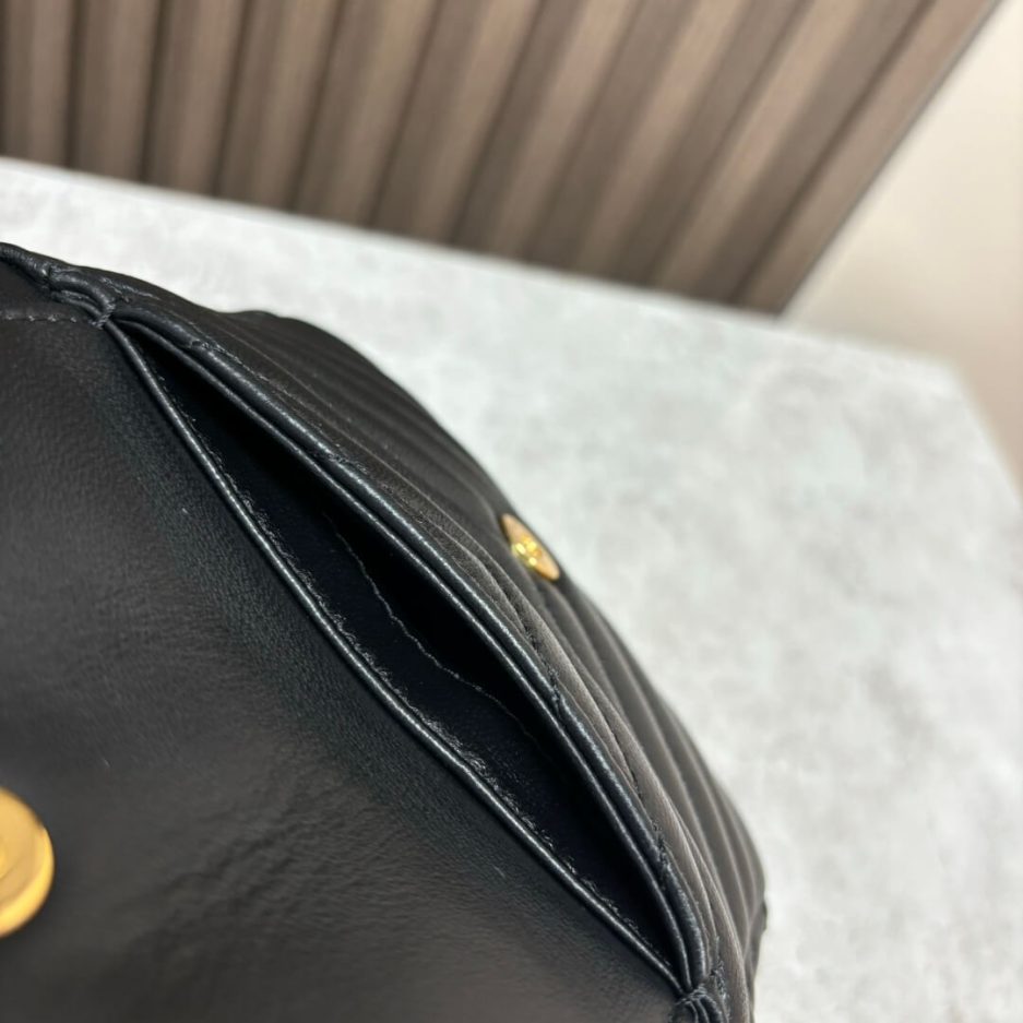 YSL Joe quilted lambskin mini bucket