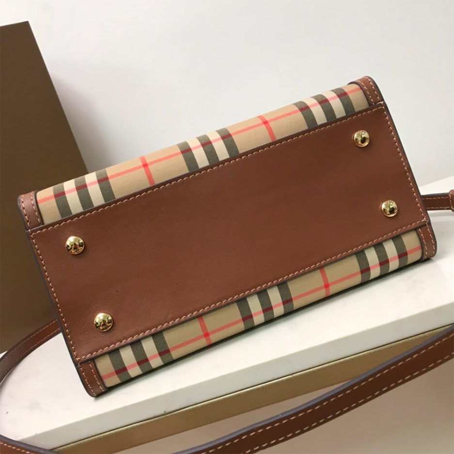 Mini Vintage Check Two Handle Title Bag