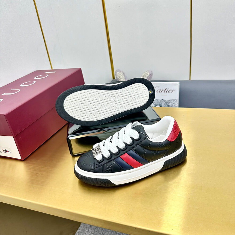 women’s web G*u*i ace sneakers